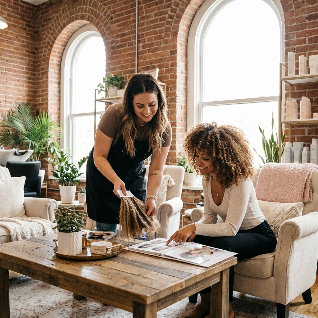 In-depth hair consultation